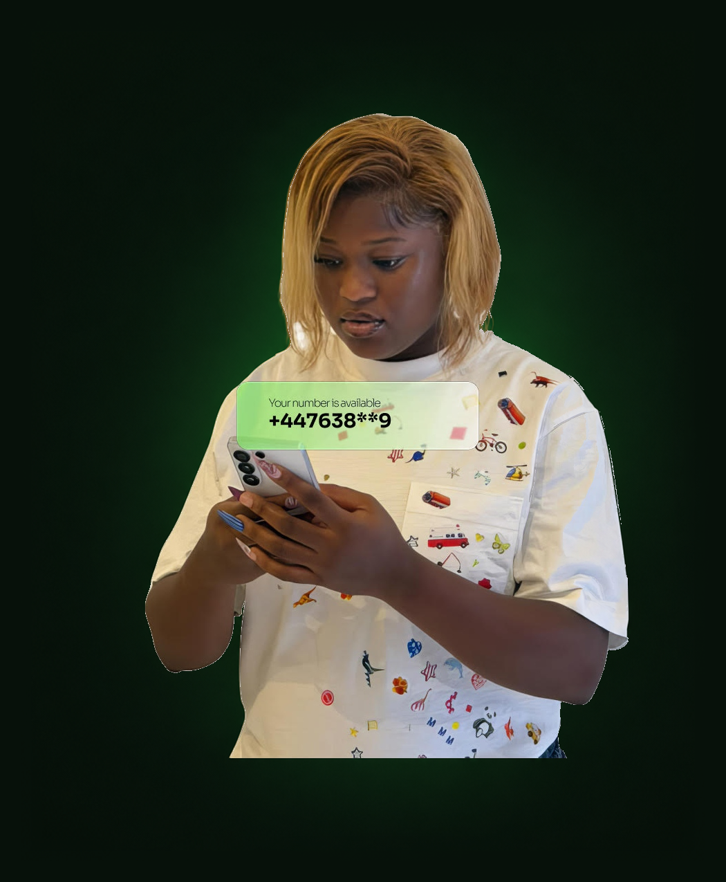 The original Gceeverify customer on a dark blended background